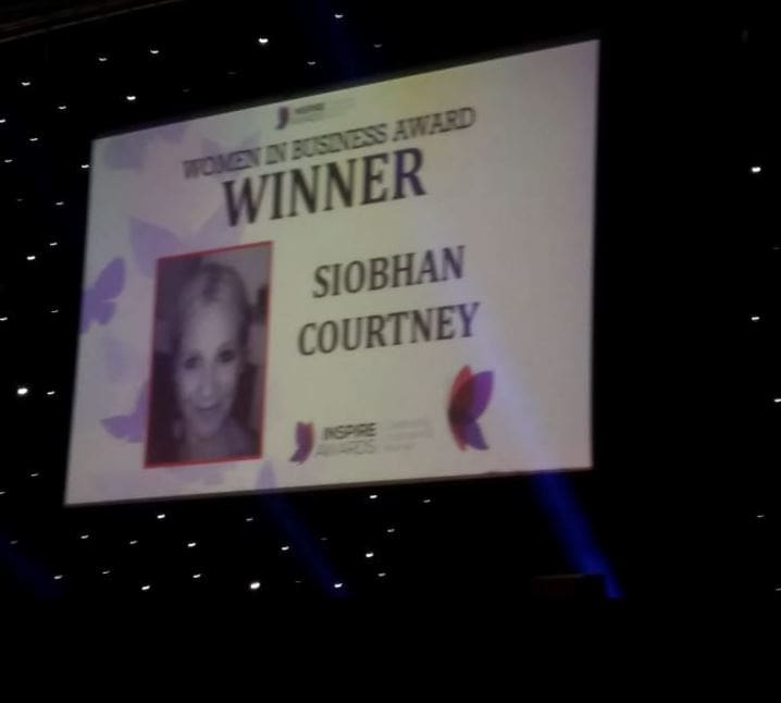 Siobhan Courtney Women in Business Award Winner 